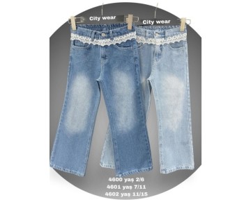 7/11 YAŞ-4601-citywear kız pantolon