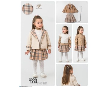 2/5 YAŞ 4330-SÜETERLİ DÖRTLÜ TAKIM