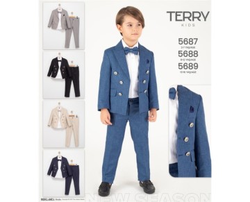 13/16 YAŞ 5689-ceketli tam takım