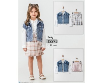 3/6 YAŞ-12271-KOT YELEKLİ TAKIM