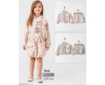 3/6 YAŞ-12258-3 LÜ KIZ  TAKIM