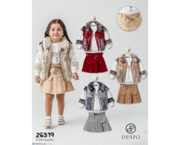 9/24 AY 26319-26319 9/24AYLIK BADİSİ PELUŞLU ÜÇLÜ TAKIM