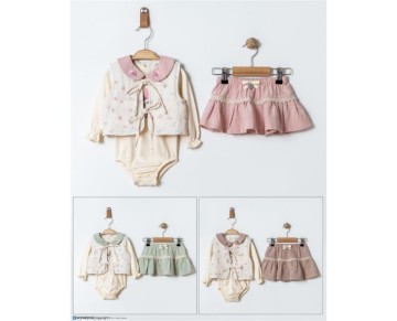 AY-12235-YELEKLİ KIZ TAKIM