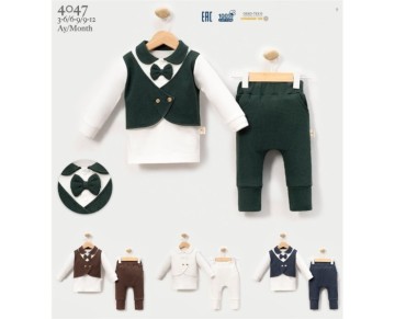 AY-4047-WAFFLE ERKEK 2Lİ TAKIM