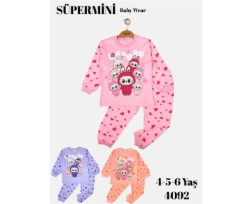 4/6 YAŞ 4092-LABUBU FAMILY 2Lİ TAKIM