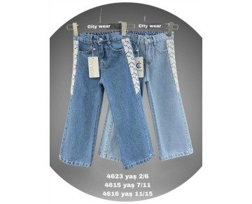 2/6 YAŞ-4623-citywear kız pantolon