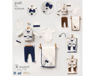 0/3 AY -3016-CEPLİ ÇİZGİLİ ERKEK 7Lİ SET