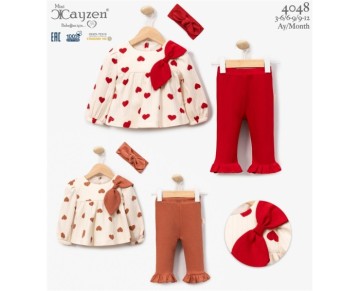 3/9 AY 4048-BÜYÜK KALPLİ TAKIM