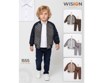 2/5 YAŞ-1555-ERKEK ELYAFLI YELEK TAKIM