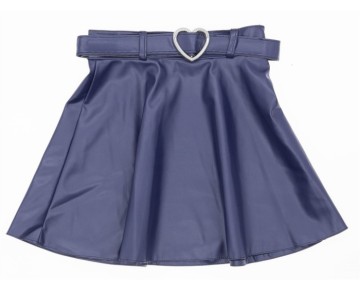 10/14 YAŞ 3344 DERİ KLOŞ KEMERLİ ETEK