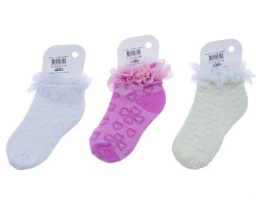 1/4 YAŞ 5041 AYAKLI DANTELLİ ÇORAP