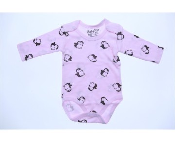 1/4 YAŞ 708328-BABYTOO BUYUK PENGUEN DESENLI UZUN KOLLU BADI