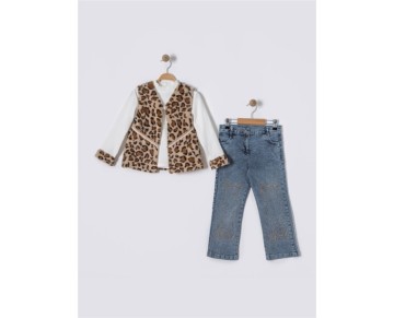 3/6 YAŞ 1450-LEOPAR KURK TAKIM