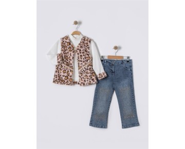 3/6 YAŞ 1450-LEOPAR KURK TAKIM