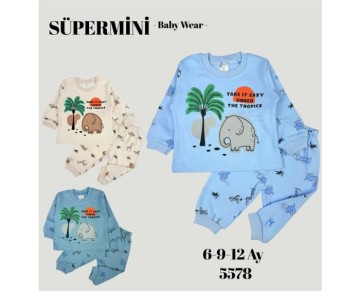 6/12 AY 5578-TROPİKAL FİLLİ 2Lİ TAKIM