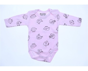 1/4  YAŞ 708329-BABYTOO BUYUK SEVIMLI SURAT DESENLI KOLLU BADI
