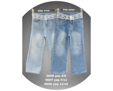 7/11 YAŞ-5607-citywear kız pantolon