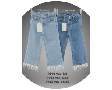 2/6 YAŞ-4640-citywear kız pantolon
