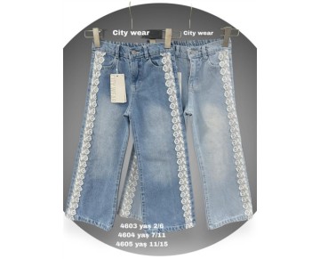 7/11 YAŞ-4604-citywear kız pantolon