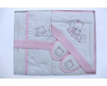 0/24 AY 2025116-LÜX BEBEK BORNOZ SETİ