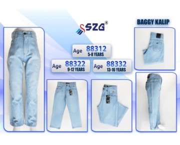 9/12 YAŞ-88322-SZG ERKEK KOT PANTOLON