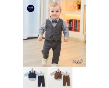 6/18 AY-9168-YELEKLİ ERKEK ÜÇLÜ TAKIM