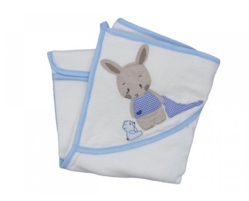 PITIKARE KUCUK AYI VE TAVSAN NAKISLI SILGI HAVLU