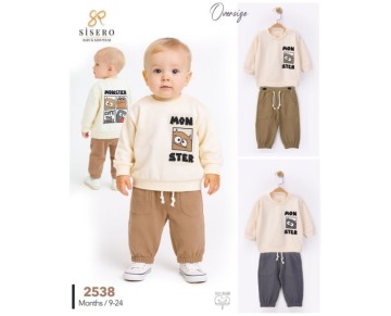 6/18 AY-2538-ERKEK BEBEK AYLIK TAKIM