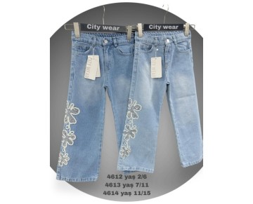 11/15 YAŞ-4614-citywear kız pantolon