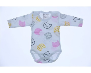 1/3 YAŞ -708335-BABYTOO BUYUK KEDI DESENLI KOLLU BADI