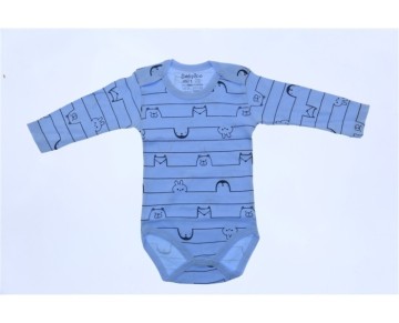 1/3 YAŞ -708330-BABYTOO BUYUK CIZGILI HAYVAN DESENLI KOLLU BADI