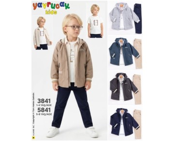 5/8 YAŞ-5841-MEVSİMLİK 4 LÜ TAKIM