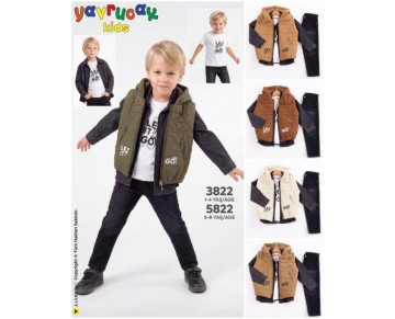 5/8 YAŞ-5822-MEVSİMLİK 4 LÜ TAKIM