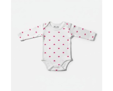 1/9 AY-708236-BABYTOO KUCUK KALP DESENLI KOLLU BADI