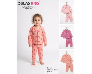 9/24 AY-1117-KALP BASKILI AYLIK  PİJAMA TAKIM