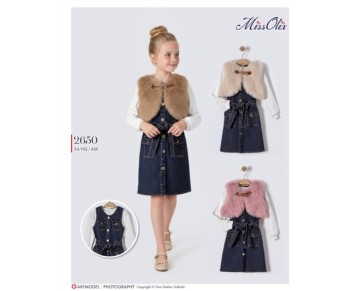 3/6 YAŞ-2650-kot jile-beluş bolero