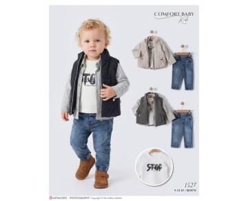 9/24 AY-01527- KAPİTONE YELEKLİ ERKEK TAKIM