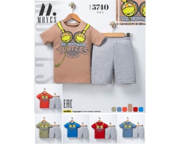 3/6 YAŞ-5740-TURTLES 2Lİ TAKIM