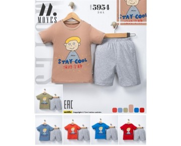 3/6 YAŞ-5954-STAY COOL 2Lİ TAKIM