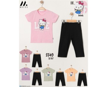 3/6 YAŞ-5549-HELLO KİTTY LOVE 2Lİ TKM