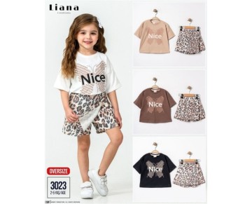 2/5 YAŞ-3023-2 Lİ KIZ TAKIM