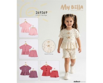 2/5 YAŞ-269369-ÇİÇEKLİ RAPORLU TAKIM