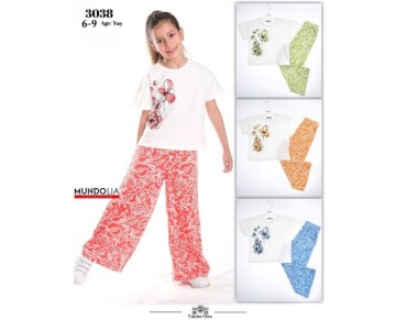 6/9 YAŞ-3038-6-9 YAŞ PANT TK.