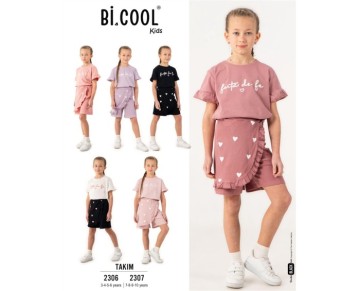 3/6 YAŞ-2306-Bİ.COOL ŞORT ETEKLİ TAKIM