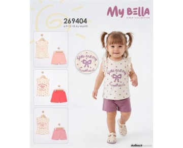 6/18 AY-269404-PUANLI ŞORTLU TAKIM