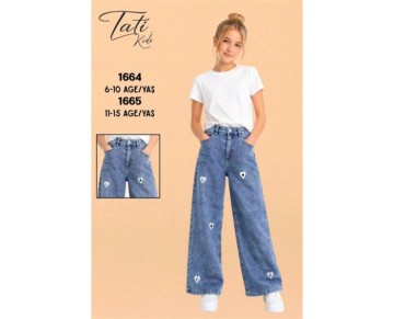 6/10 YAŞ-1664-KOT PANTOLON