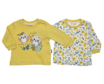 6/18 AY 18134 Kız Pretty Birds 4 Beden 2'in 1 Pack Sweat