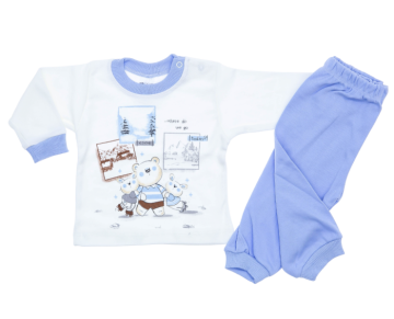 1-2 YAS ERK 3 AYI BASKILI 2LI PIJAMA TK