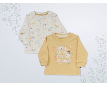 6/18 AY 18420 Kız Colorful And Cute 4 Beden 2'in 1 Pack Sweat