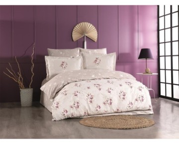 Hobby Çift Kişilik Poplin Nevresim Martha Bej